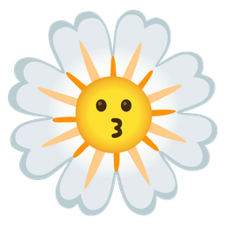 Blossom and Kissing face