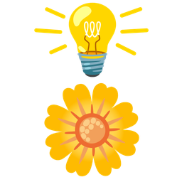 blossom and light bulb