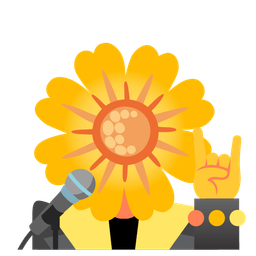 blossom and microphone