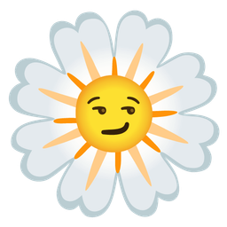 blossom and smirking face