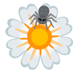 blossom and spider