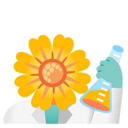 blossom and test tube