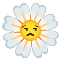 blossom and unamused face