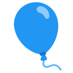 blue heart and balloon