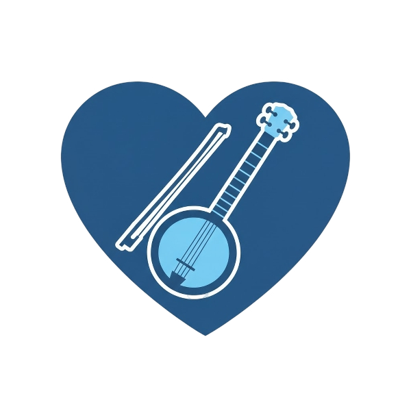 Blue heart and Banjo