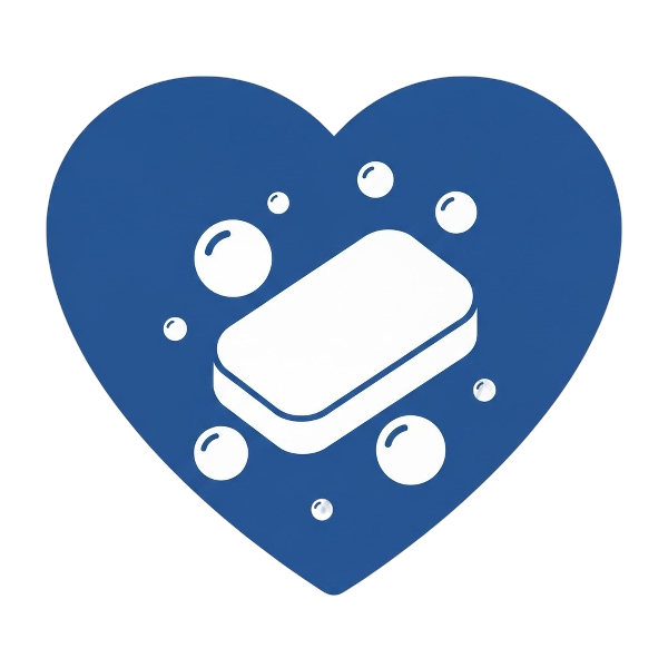 Blue heart and Bubbles