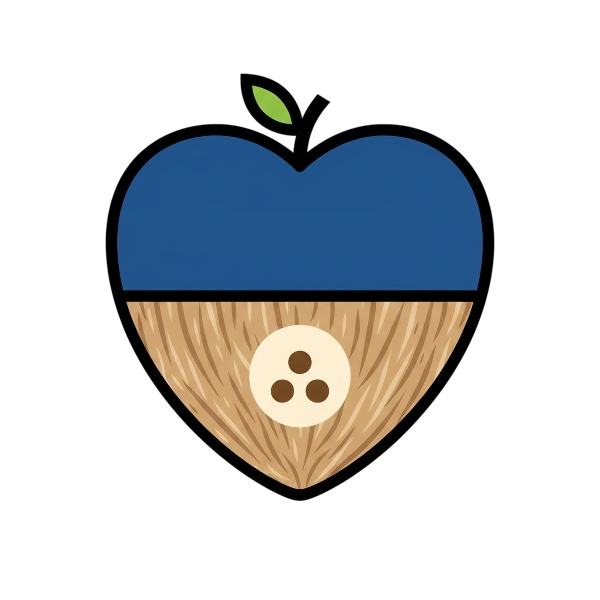 Blue heart and Coconut