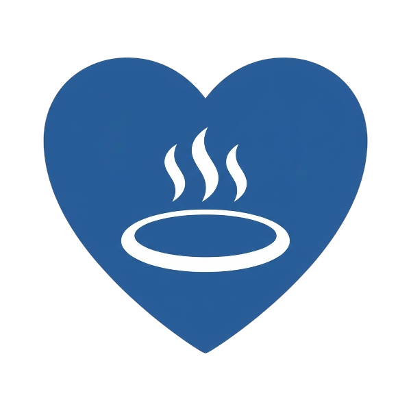 Blue heart and Hot springs