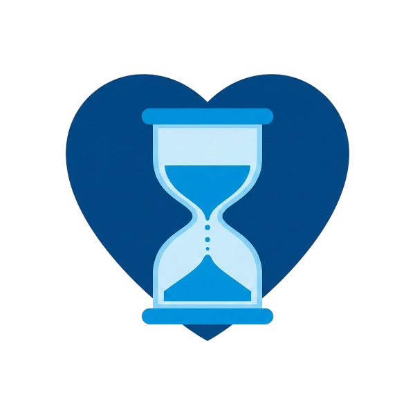 Blue heart and Hourglass not done