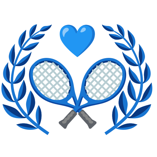 Blue heart and Lacrosse