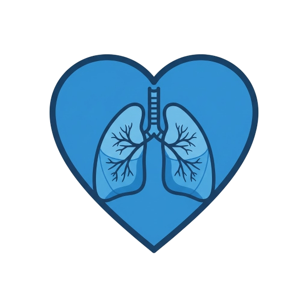 Blue heart and Lungs