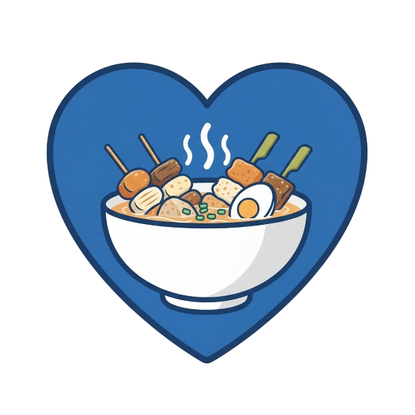 Blue heart and Oden
