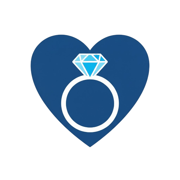 Blue heart and Ring