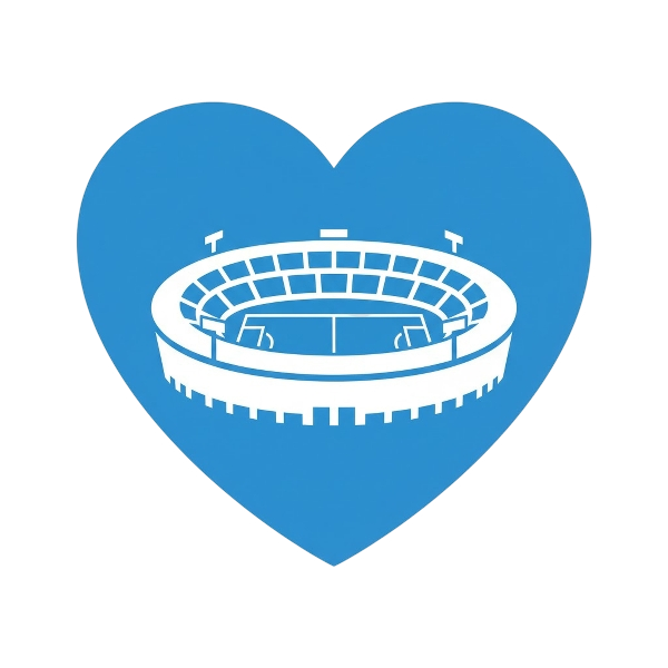 Blue heart and Stadium