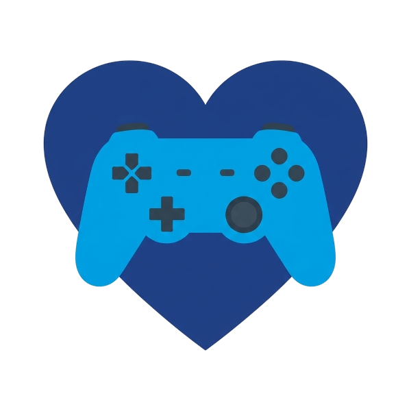Blue heart and Video game