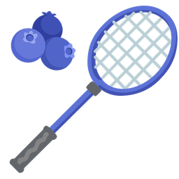 blueberries and badminton