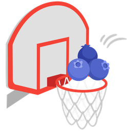 blueberries and basketball