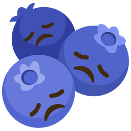 blueberries and disappointed face