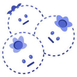 blueberries and dotted line face