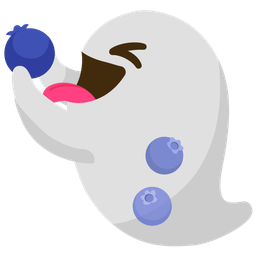 blueberries and ghost