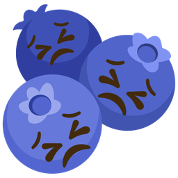 blueberries and persevering face