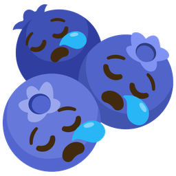 blueberries and sleepy face