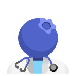 blueberries and stethoscope