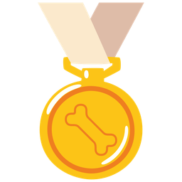 bone and 1st place medal