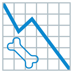 bone and chart decreasing