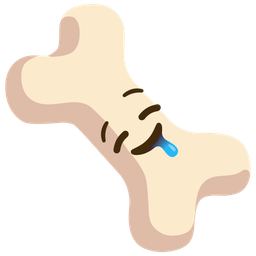 bone and drooling face