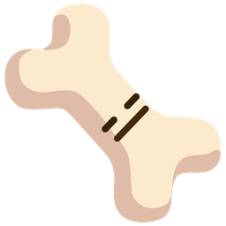 bone and expressionless face