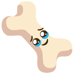 bone and face holding back tears