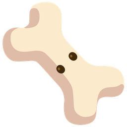 bone and face without mouth