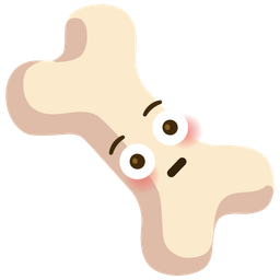 bone and flushed face