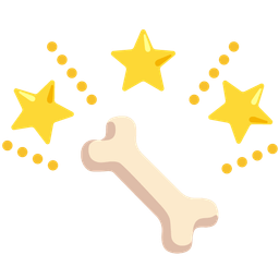 bone and glowing star