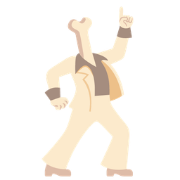 bone and mirror ball