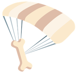 bone and parachute