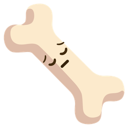 bone and pensive face