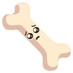 bone and pleading face