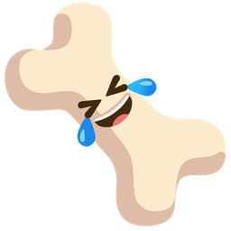 Bone and Rolling on the floor laughing