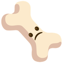 bone and slightly frowning face