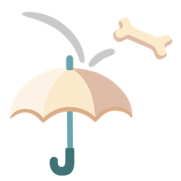 bone and umbrella