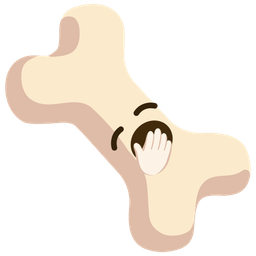 bone and yawning face