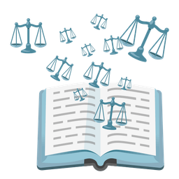 books and balance scale