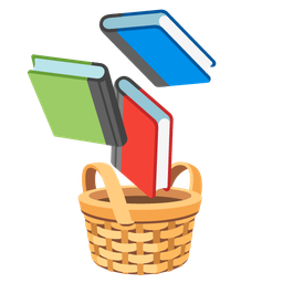 books and basket