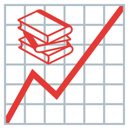 books and chart increasing