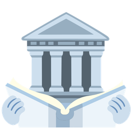 books and classical building