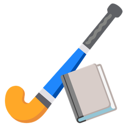 books and field hockey