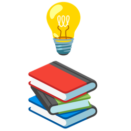 books and light bulb