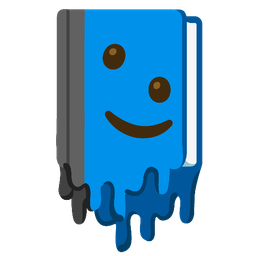 Books and Melting face